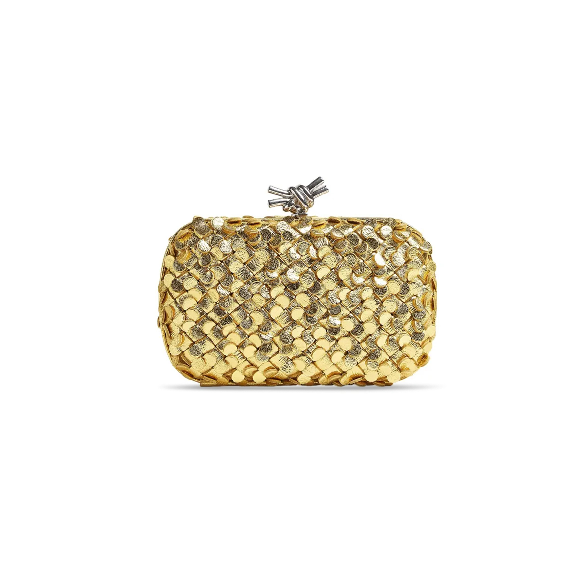 BOTTEGA VENETA KNOT MINAUDIÈRE CLUTCH 717622V3SF18595 (20.5*12.5*6cm)